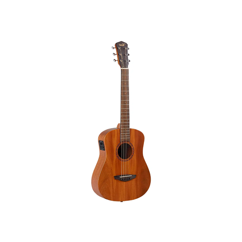 GUITARE DE VOYAGE TOGO ACAJOU MASSIF ÉLECTRO