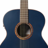gros plan guitare folk bleu