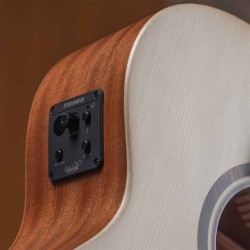 gros plan guitare folk électro acoustique
