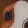 gros plan guitare folk électro acoustique