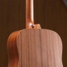 gros plan arrière guitare folk