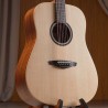 gros plan guitare folk couleur naturelle