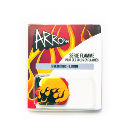 ARROW Pack 5 médiators Flame