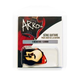 ARROW Pack 5 médiators Guitare