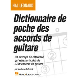 Dictionnaire de poche des accords de guitare