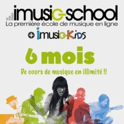 Carte d'abonnement 6 mois IMUSIC-SCHOOL